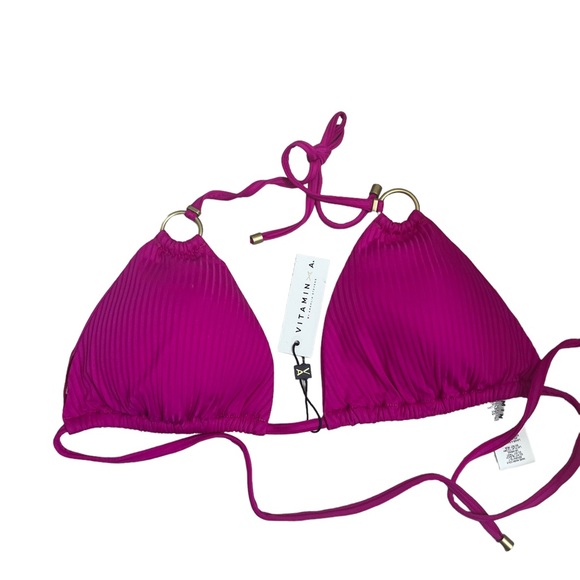 NEW VITAMIN A Cosmo Bikini Top size Large/10 - Picture 9 of 11